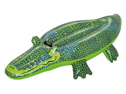 Krokodíl Bestway® 41477, Buddy croc rider, detská MAXI, nafukovací, do vody, 152x71 cm