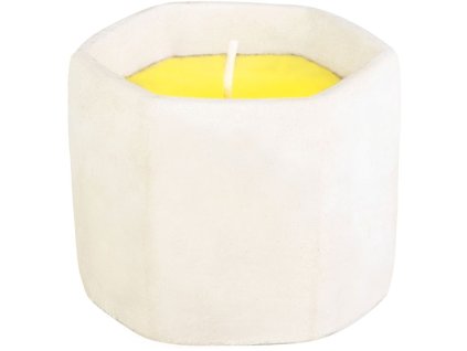 Sviečka Citronella, cement, 85 g, repelentná, 90x75 mm