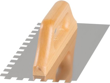 Hladítko Strend Pro Premium, HardWood, drevená rúčka, 270x130 mm, e10 mm, 0,7 mm, nerez
