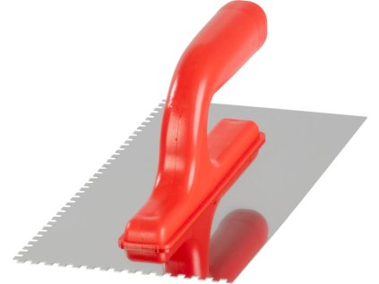 Hladítko Strend Pro Premium, REDhand, plast. rúčka, 270x130 mm, e4 mm, 0,7 mm, nerez