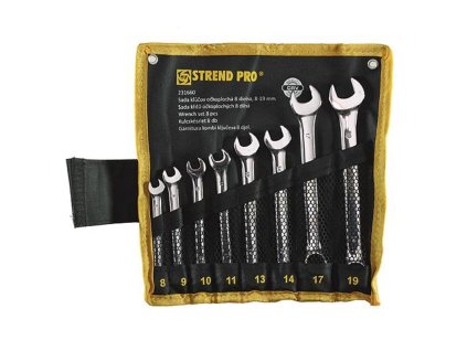 Sada kľúčov Strend Pro HR31583 očkoplochá, 8 dielna, Cr-V, 8-19 mm