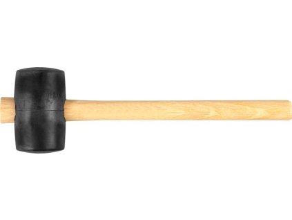 Kladivo Strend Pro 340 g, gumené, Blackhead, drevená rúčka