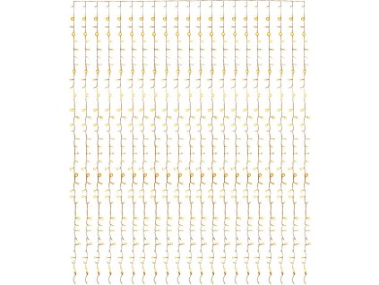Reťaz MagicHome Vianoce Curtain, 160x LED teplá biela, 230V, 50 Hz, 8 funkcií, časovač, osvetlenie, L-1,5 x 2 m