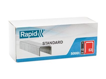 Spony RAPID 53 STANDARD, 10 mm, sponky do sponkovačky, bal. 5000 ks
