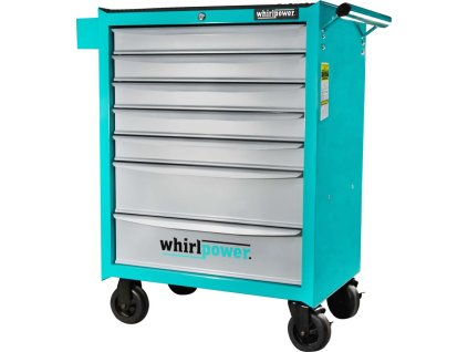 Dielenský vozík s náradím whirlpower®, 211 dielna skrinka, 7 zásuviek, PROFI