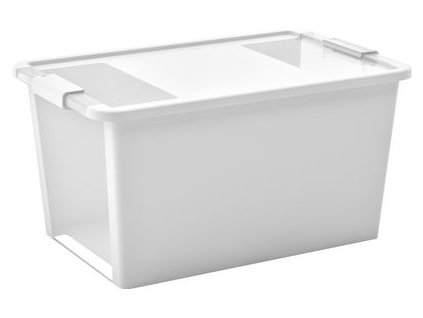 Box s vekom KIS Bi-Box L, 40 lit., biely, 35x55x28 cm