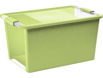 Box s vekom KIS Bi-Box L, 40 lit., svetlý zelený, 35x55x28 cm