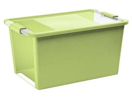 Box s vekom KIS Bi-Box L, 40 lit., svetlý zelený, 35x55x28 cm