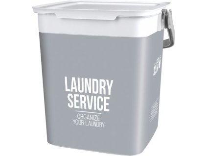 Kôš KIS Chic Laundry Bag, sivý, 23x25,5x25 cm, na prádlo a bielizeň