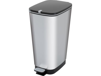 Kôš KIS Chic Bin Steel L, 50 lit., 44,5x29x60,5 cm, na odpad, s pedálom