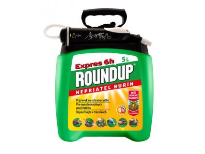 Roundup Expres 6h, proti burine, 5 lit., PUMP & GO