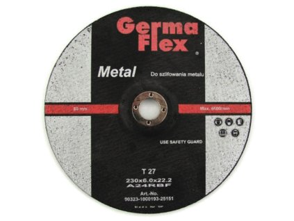 Kotuc GermaFlex Metal/Inox T27 150x6,0x22,2 mm, A24RBF, ocel