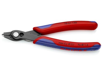 Klieste KNIPEX 78 61 140, 140 mm, stipacie, bocne, jemna mechanika, XL