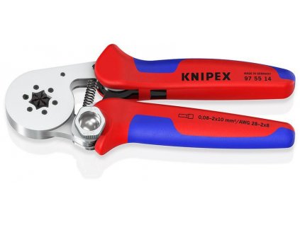 Klieste KNIPEX 97 55 14, 180 mm, 0.08-10.0mm, samostavitelne, lisovacie