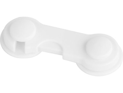 Poistka Strend Pro, detská, bezpečnostný zámok na dvierka a nábytok, plastová, nalepovacia, 9,7x3,7 cm