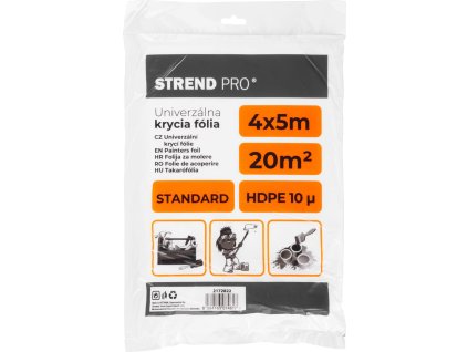 Fólia krycia Strend Pro Standard, maliarska, 4x5 m, 10µ, zakrývacia