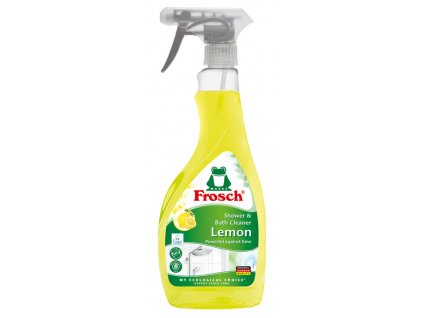 Čistič Frosch, na kúpeľne a sprchy, citrónový, 500 ml