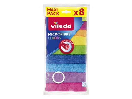 Handrička Vileda Microfibre Colors, mikrovlákna, bal. 8 ks