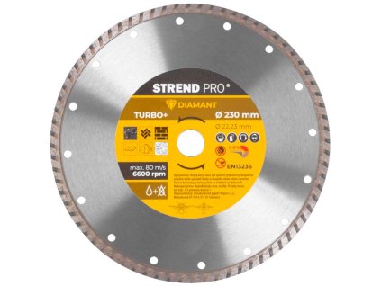 Kotúč Strend Pro 521C, 230 mm, diamantový, Turbo +