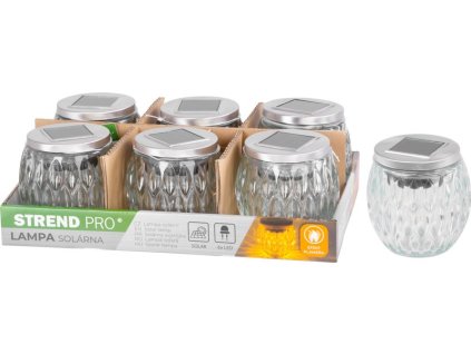 Lampa Strend Pro Garden, solárna, efekt plameňa, 6x LED, teplá biela, 10x10 cm, Sellbox 6 ks