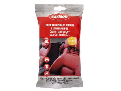 Obrúsky čistiace carlson, na kožu, na auto, 26 ks