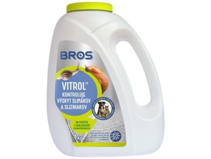 Prípravok Vitrol Bros, proti slimákom, 1000 g