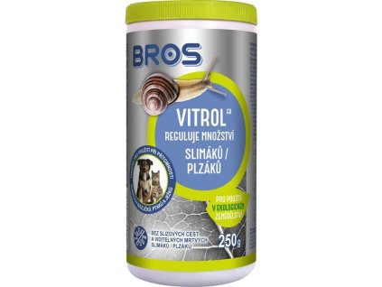 Prípravok Vitrol Bros, proti slimákom, 250 g