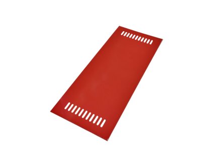 Bočný plech červený na kachle Okta M, náhradné