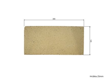 Šamot 30 x 14,5 x 2,5