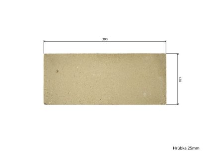 Šamot 30 x 12 x 2,5