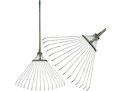 Hrable na lístie Strend Pro R116-95, 15 lamelové, vejárové, 950 g, kovová násada