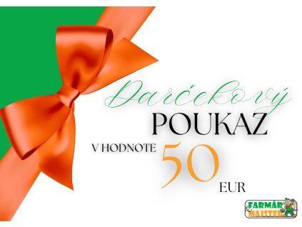 Darčekový poukaz v hodnote 50,- €