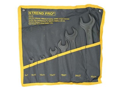 Sada kľúčov Strend Pro HR34181 vidlicová, 7 dielna, DIN895, 6-32 mm