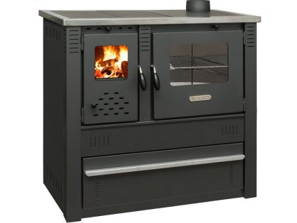 Sporák Pro PANONIA Steel, čierny, pravý vývod