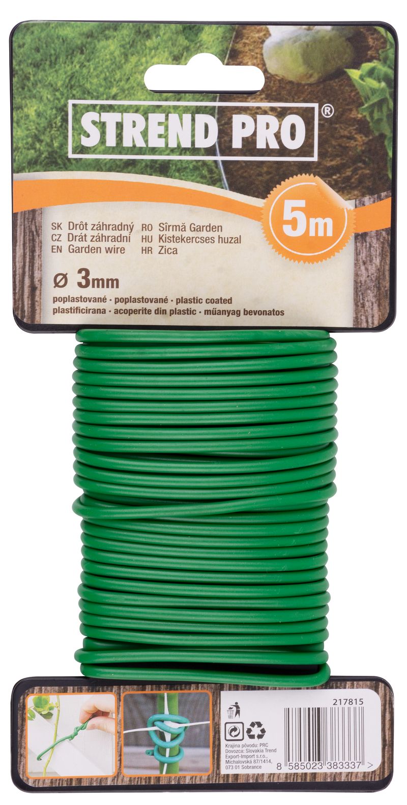 STREND PRO Drôt SoftTwist, 3 mm, L-5 m, viazací, záhradný