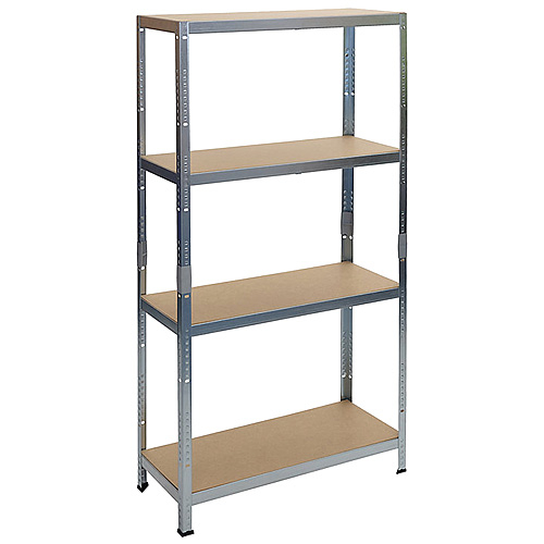 STREND PRO Regál Racks RAT20 MS, kovový, MDF, 4 police, 1800x900x400 mm, max. 175 kg/polica