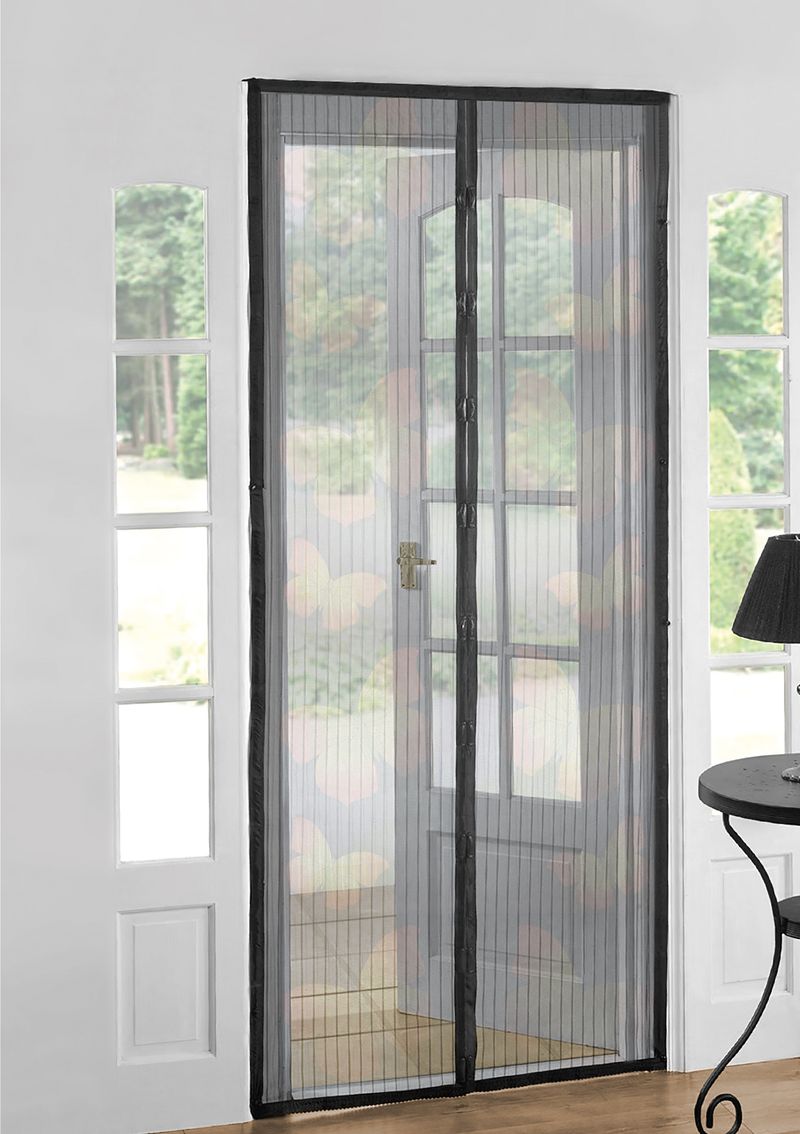 STREND PRO Sieť Strend Pro, 218x96 cm, proti hmyzu a komárom, na balkónové dvere, 9x magnet, s motýlím vzorom
