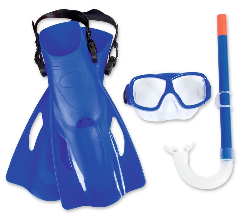 Bestway Súprava Bestway® 25019, Hydro-Swim Freestyle Snorkel, sada, šnorchlovacia, okuliare na potápanie s plutvami