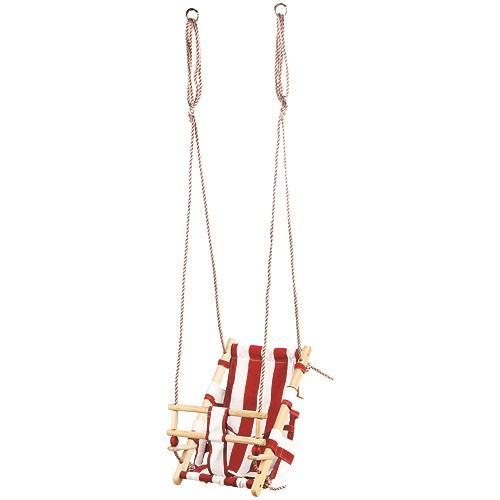 ST Leisure Equipment Hojdačka LEQ FUMIKO, 36x24x45 cm, detská, tkanina/drevo, červená