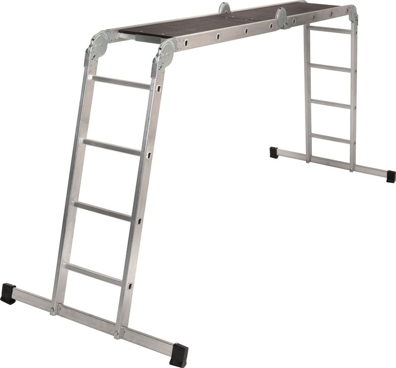 STREND PRO Rebrík s plošinou Strend Pro, hliníkový, kĺbový, 4x3, 4in1, max. 150 kg