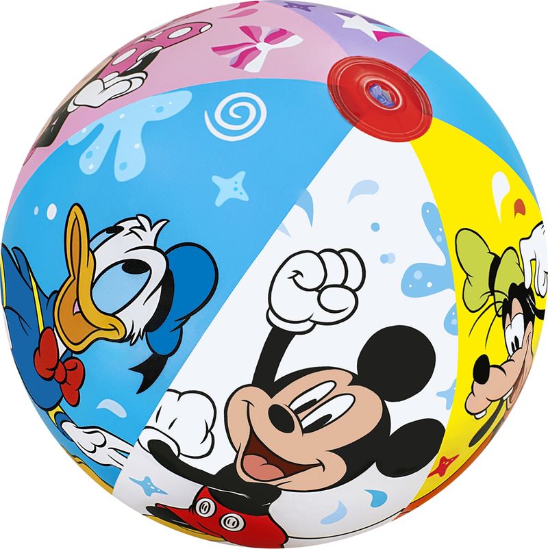 Bestway Lopta Bestway® 91098, Mickey&Friends, plážová, detská, nafukovacia, do vody, 51 cm