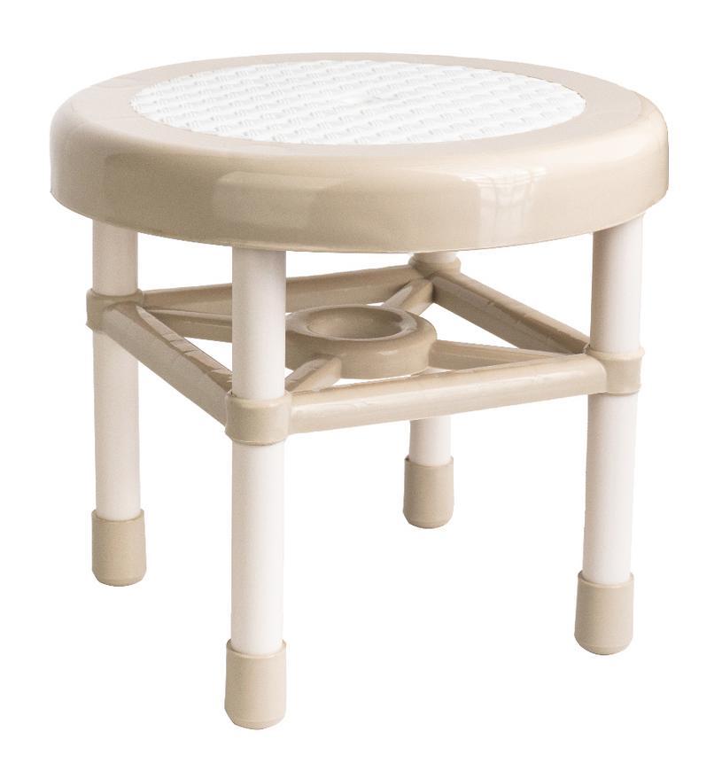 STREND PRO Stolička plastová Strend Pro, mini, okrúhla, stupadlo, priemer 325x285 mm