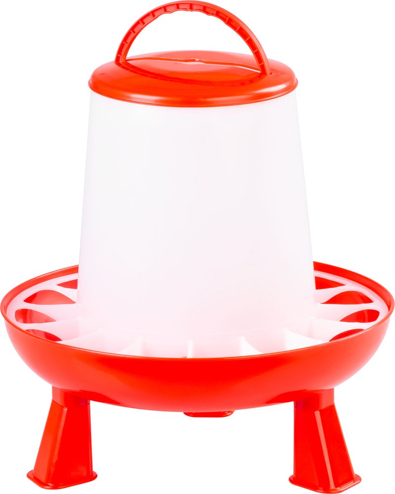 STREND PRO Krmítko Goodfarm, 9 kg, hydina, plast, s nožičkami, napájačka