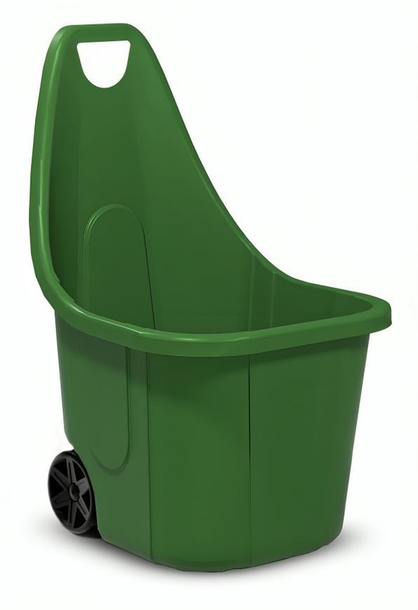STREND PRO Vozík Blumax CADDY, 60 lit., 50x60x84 cm, zelený, na záhradný odpad