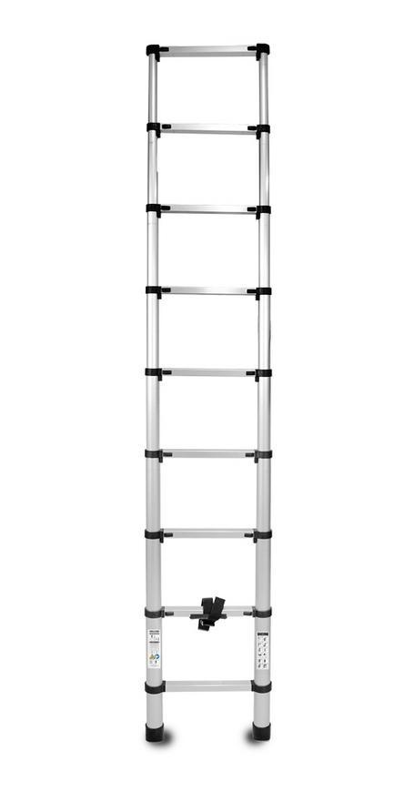 STREND PRO Rebrík Strend Pro, teleskopický, 2,6 m, 1x9, max. 125 kg