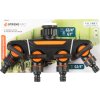 Rozbočovač Strend Pro Garden, spojka, záhradný, 4-way, s ventilmi