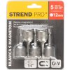 Hlavica s magnetom Strend Pro MS84, 12 mm, 1/4", magnetický držiak bitov, bal. 5 ks