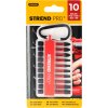 Sada bitov Strend Pro Premium, PH, PZ, TORX, S2 pevnosť, 1/4", 50mm, 10 dielna