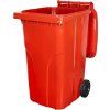 Nádoba Europlast 240 lit., plast, červená, popolnica na odpad