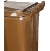 Nádoba Europlast 240 lit., plast, hnedá, popolnica na odpad